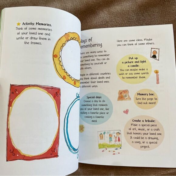Someone I love Has Died - Grief Activities Book for Children - Picture 3 of 6